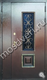 Входная двупольная стальная дверь с порошковым окрасом - купить от производителя Мосдвери Входная двупольная стальная дверь с порошковым окрасом