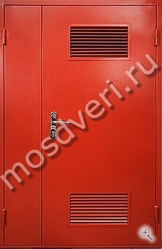 Противопожарная дверь с вентиляционной противопожарной решёткой СР-16 - купить от производителя Мосдвери Противопожарная дверь с вентиляционной противопожарной решёткой СР-16