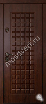 Входная дверь со скрытыми петлями с коричневым МДФ - купить от производителя Мосдвери Входная дверь со скрытыми петлями с коричневым МДФ