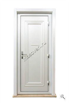 Белая входная дверь филенчатый МДФ БДД-002 - купить от производителя Мосдвери Белая входная дверь филенчатый МДФ БДД-002